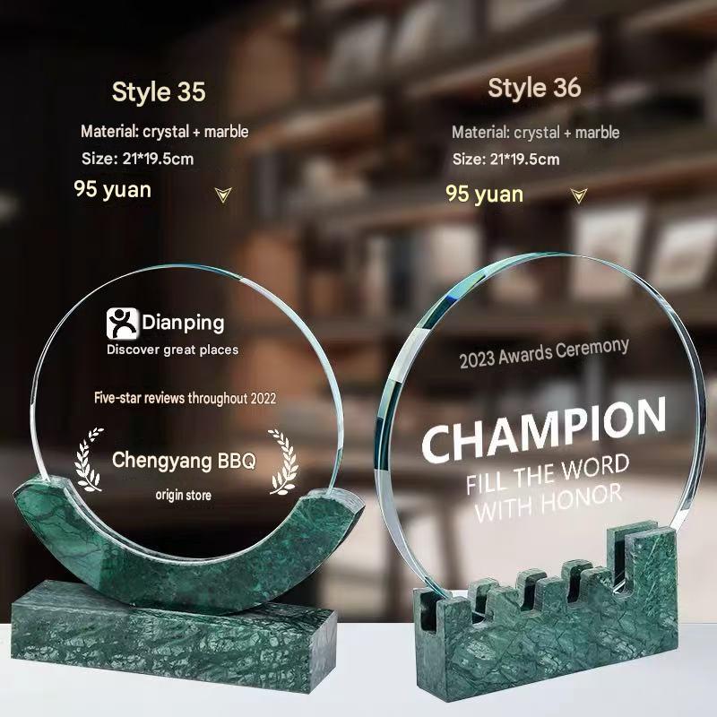 Okrúhla mramorová trofej